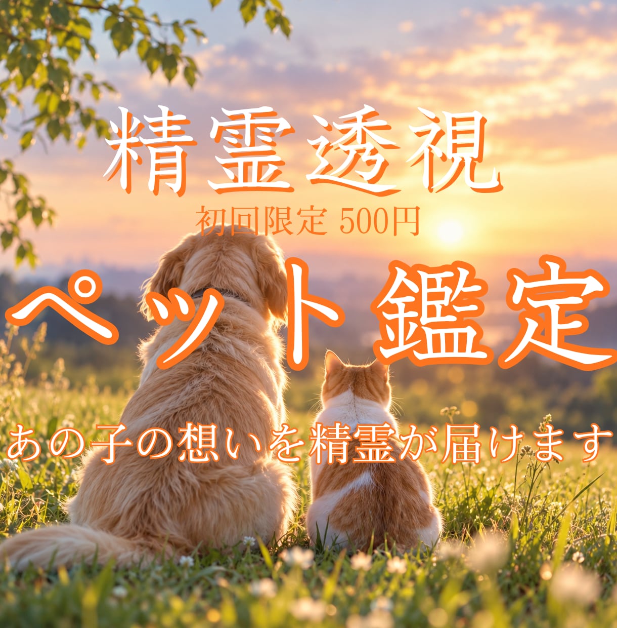精霊透視✴︎大切なあの子の想いを翻訳します 今、あの子が一番伝えたい想いを読み解きます イメージ1