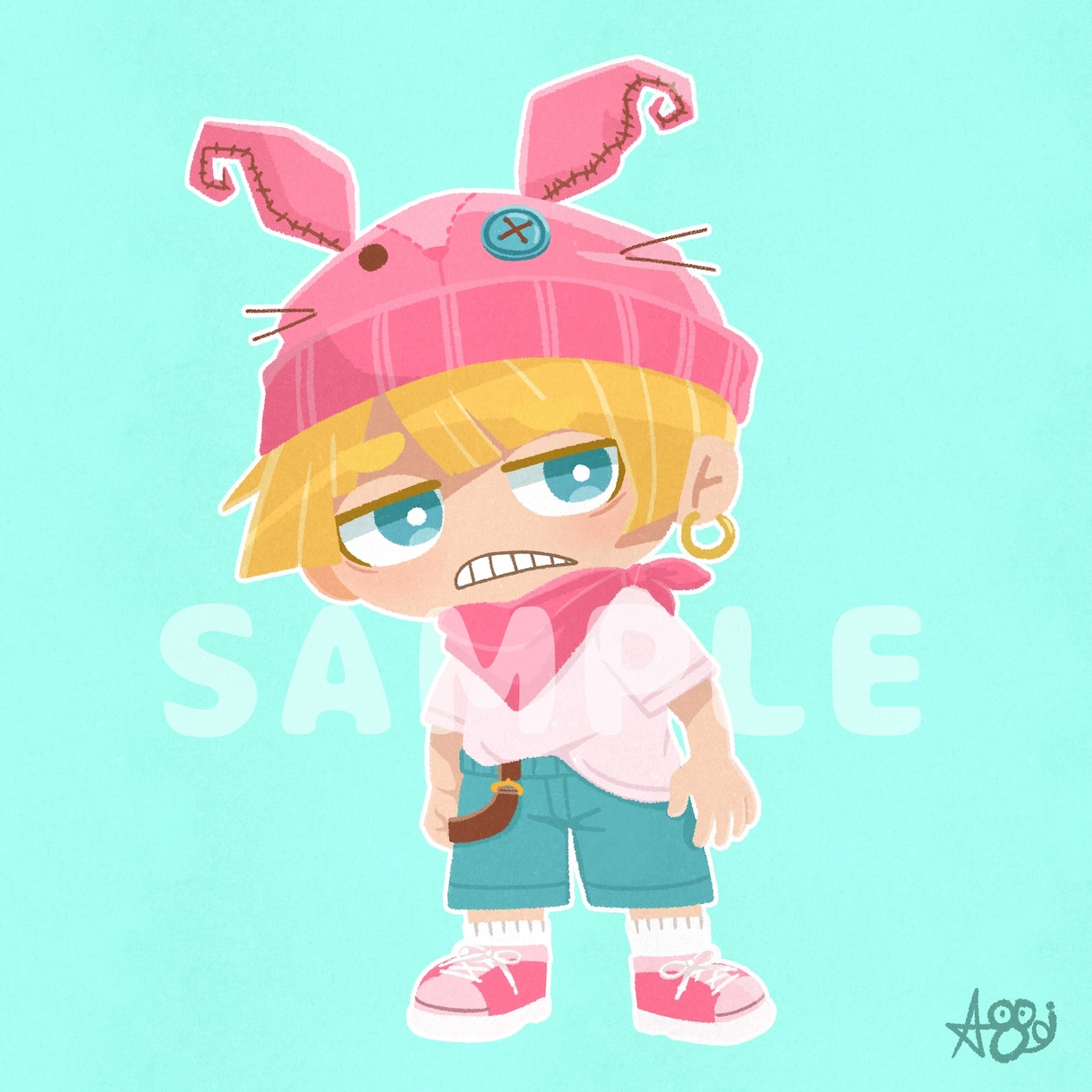 あなただけのオリキャラつくります ふんわり可愛いタッチでデザインから作成します！ イメージ3