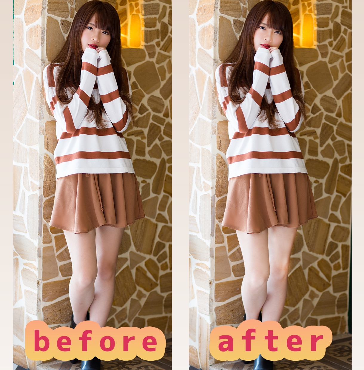 Photoshopで加工・修正・合成します 宣材写真・ポートレート・自撮り・コスプレなどのレタッチ イメージ3