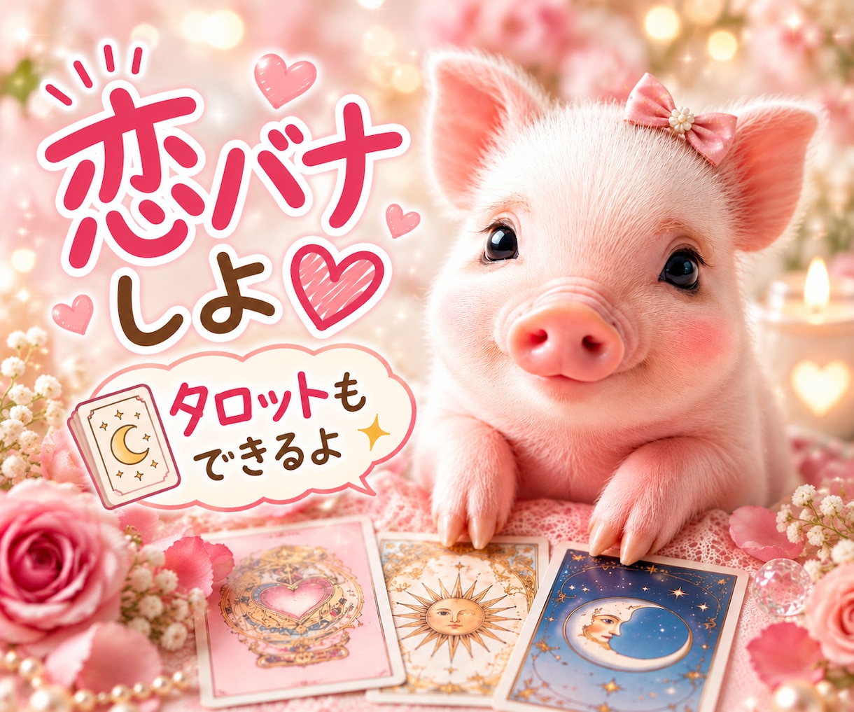 恋バナしながら♡恋愛のモヤモヤ一緒に整理します 片思い/LINE/復縁/複雑恋愛♡希望あればタロットも イメージ1