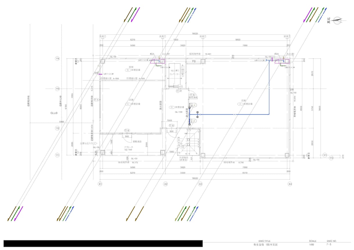 店舗•住宅•事務所等の電気•機械設計図を作成します 設備設計図お困りごと解決します イメージ6