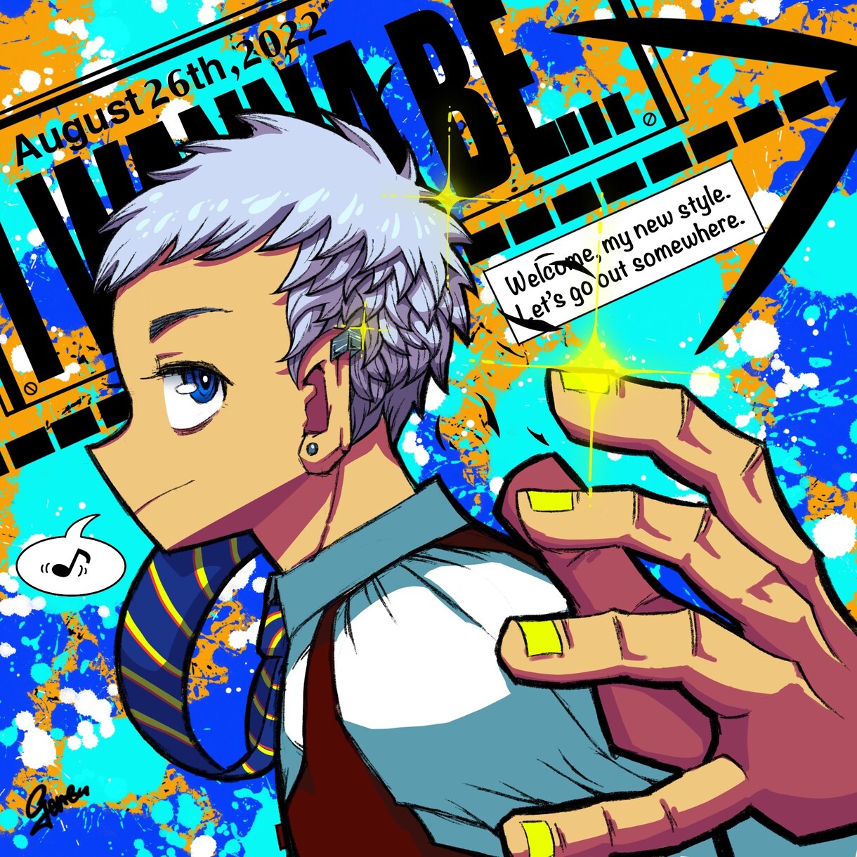 アイコンや壁紙向けのオリジナルイラストを作成します ポップなカートゥーン調のオリジナルイラストを描きます イメージ6