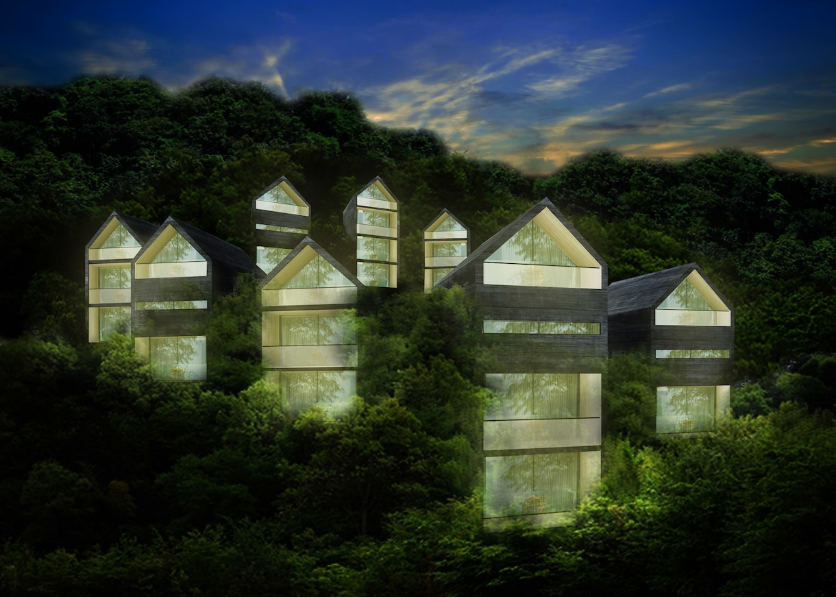 お施主様の印象に残る建築CGパースを制作します 昼・夜どちらのイメージも制作いたします。 イメージ2