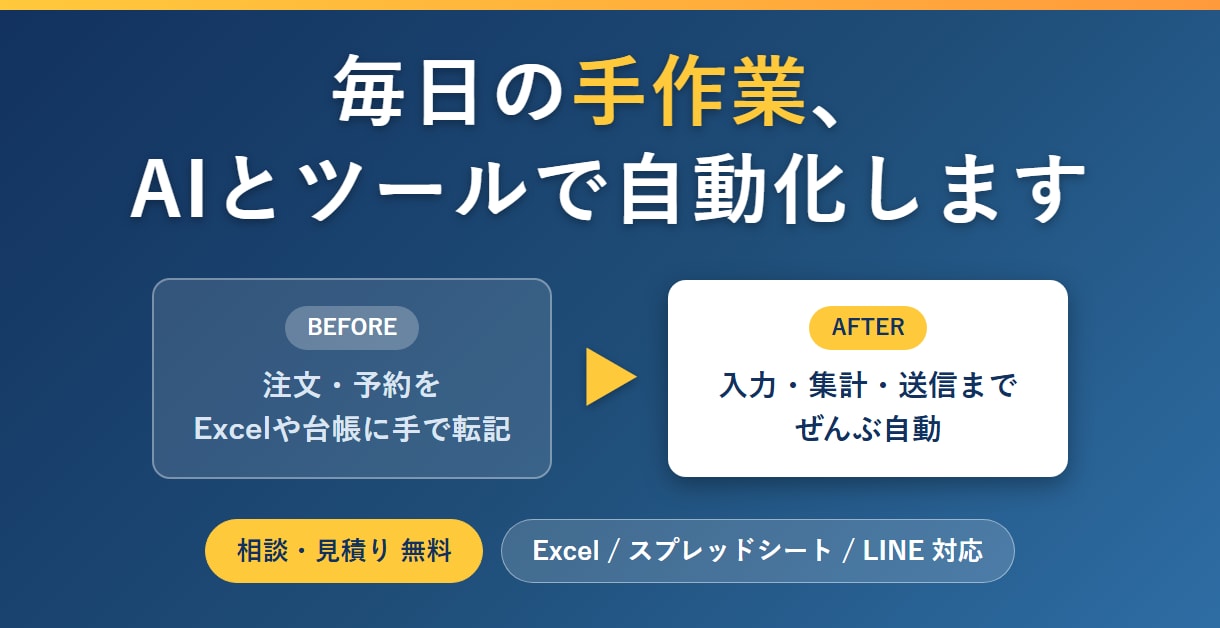 面倒な手作業・転記作業、AIとツールで自動化します 毎日のコピペ・転記・入力作業、なくしませんか？ イメージ1
