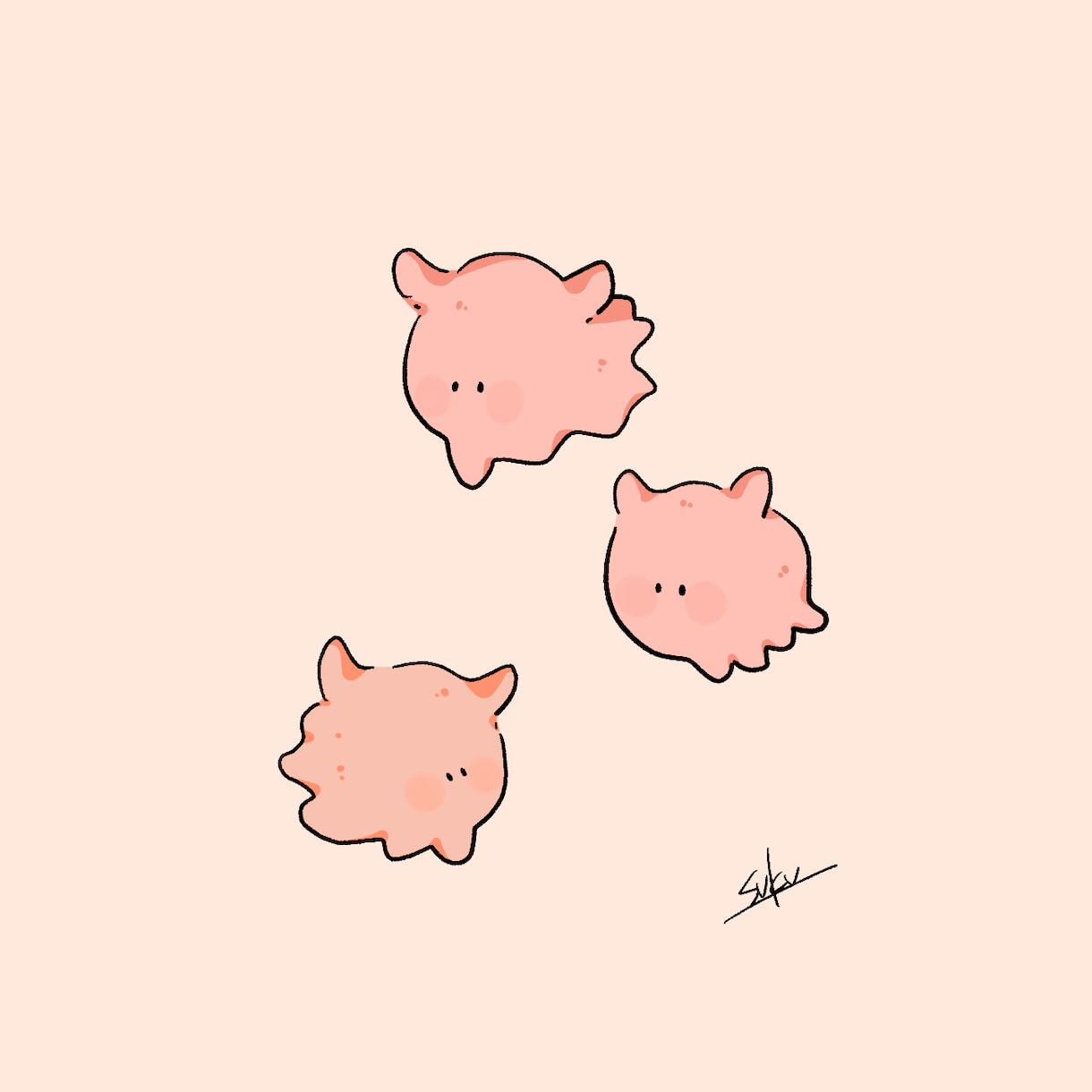 商用OK！ゆるっとかわいいイラストを描きます ～商用・SNSアイコン・贈り物など～ イメージ4