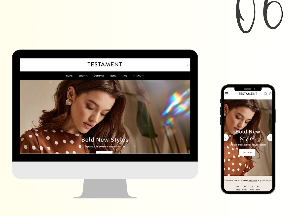 実績経験豊富　ShopifyでECサイト作成します 初心者でも大丈夫 有名人のサイトも手がけた私がお手伝いします イメージ7