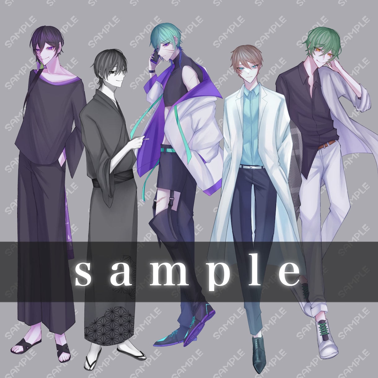立ち絵制作します ゲーム,TRPG用の立ち絵制作します！(おまけ付き) イメージ3