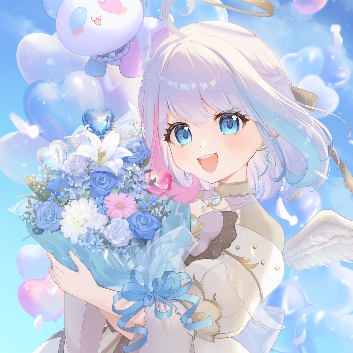 VTuberさん向け 活動用イラスト描きます 透明感重視＆SNS映えを意識したイラスト イメージ1