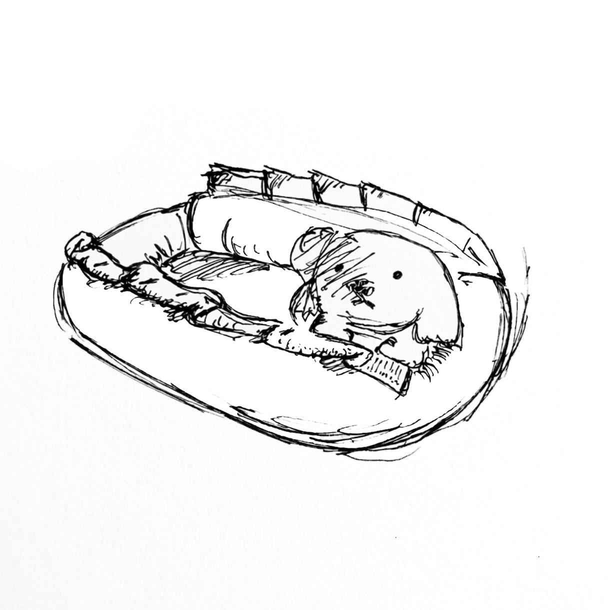 ペットや人物をシンプルな線画イラストで描きます 二次利用OK！シンプルだから使いやすい、そんな一枚を。 イメージ2