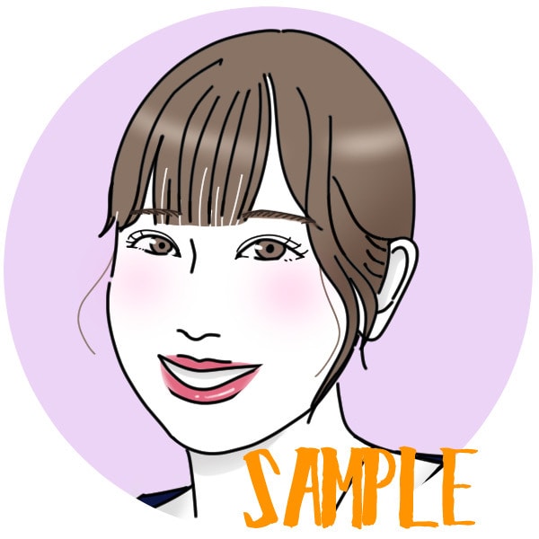 シンプル綺麗めおしゃれな似顔絵アイコンを作成します ⭐︎選べるくすみカラー！文字入れ無料！SNSアイコンにどうぞ イメージ8