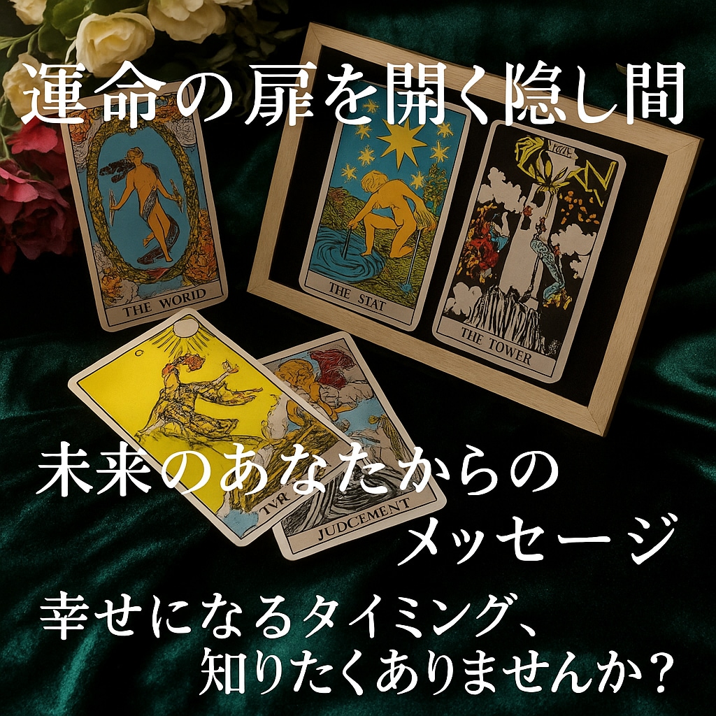 タロットカードであなたが踏み出す時期を占います すべてはあなたにとって、必要、必然、ベストなタイミング イメージ1