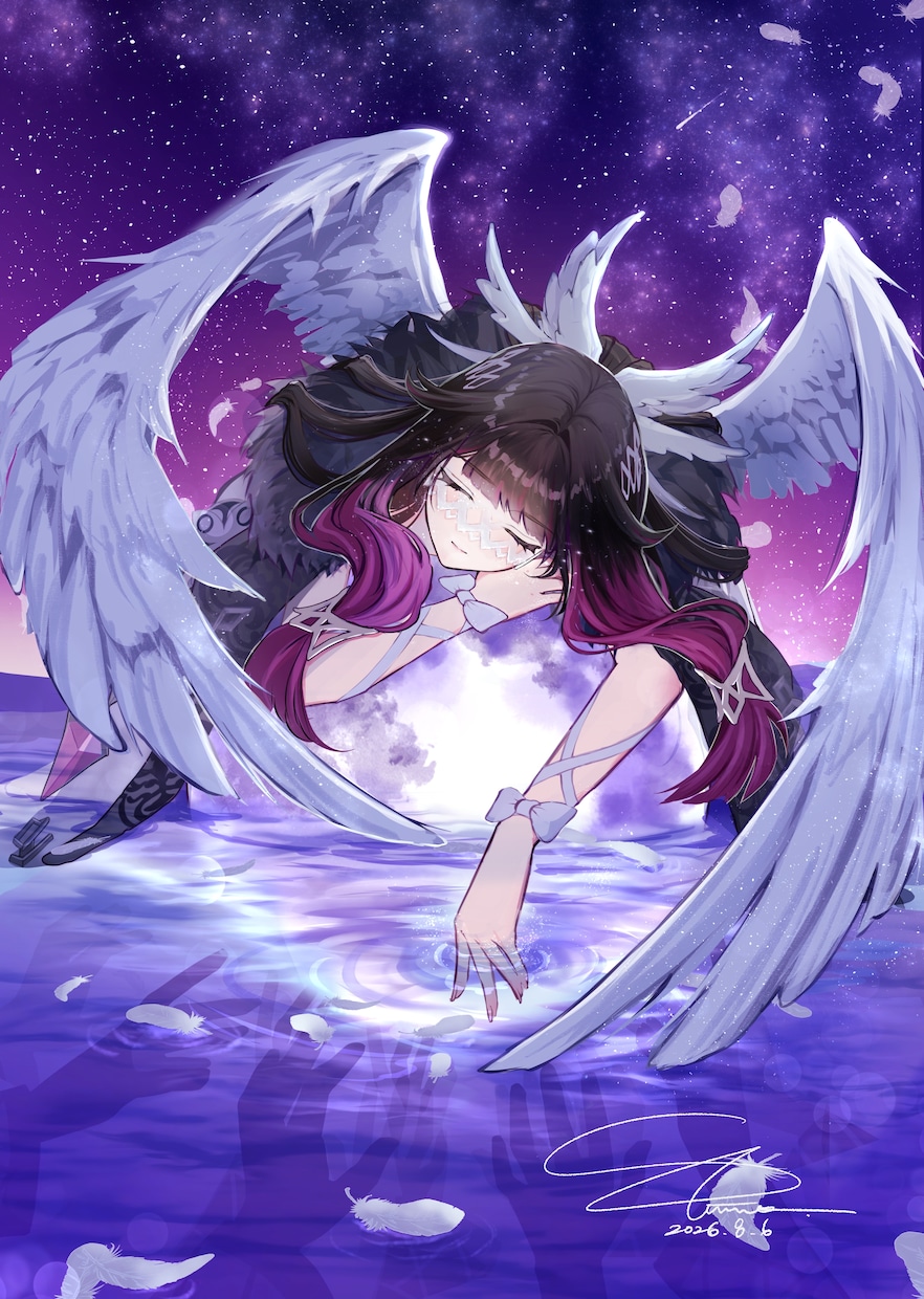 綺麗めな厚塗りイラストをお描きします エモさと綺麗めな雰囲気を出すのが得意です！ イメージ4