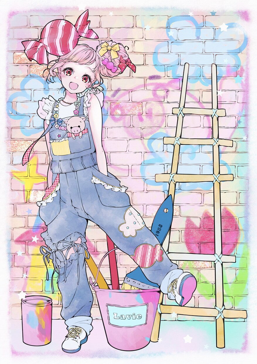 MVイラスト・記念イラスト・グッズ・一枚絵描きます ガーリーでPOPなイラストならお任せください！ イメージ8