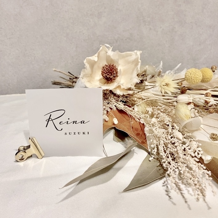 結婚式♡席札作成します エンボスぺーパーに印刷までしてお届けします⟡.· イメージ1