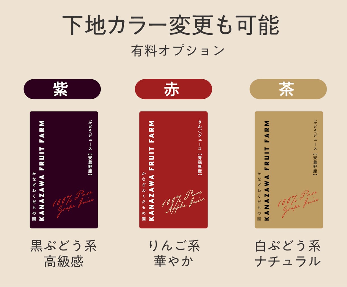 手土産用ギフトラベルを社名・農園名でつくります 印刷入稿PDF付き／ふるさと納税・ECサイトに イメージ5