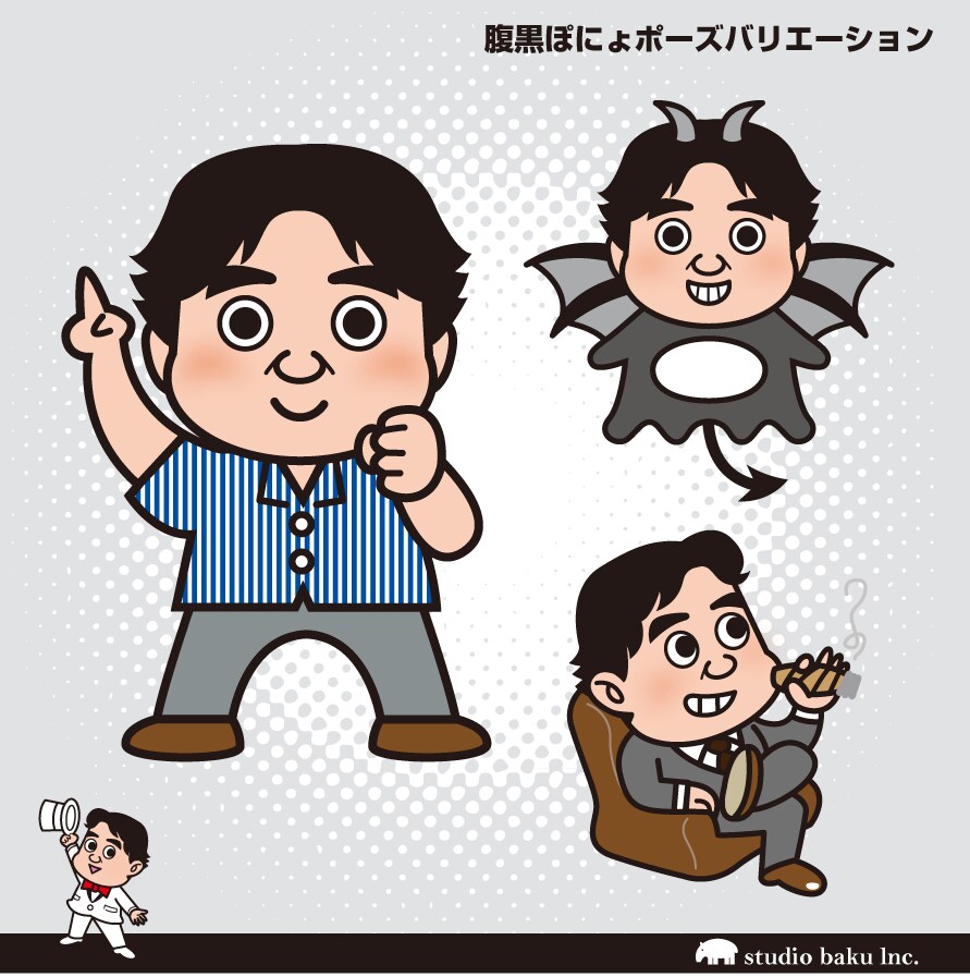似顔絵のご依頼承ります 写真を元に、デフォルメした似顔絵を作成致します。 イメージ3