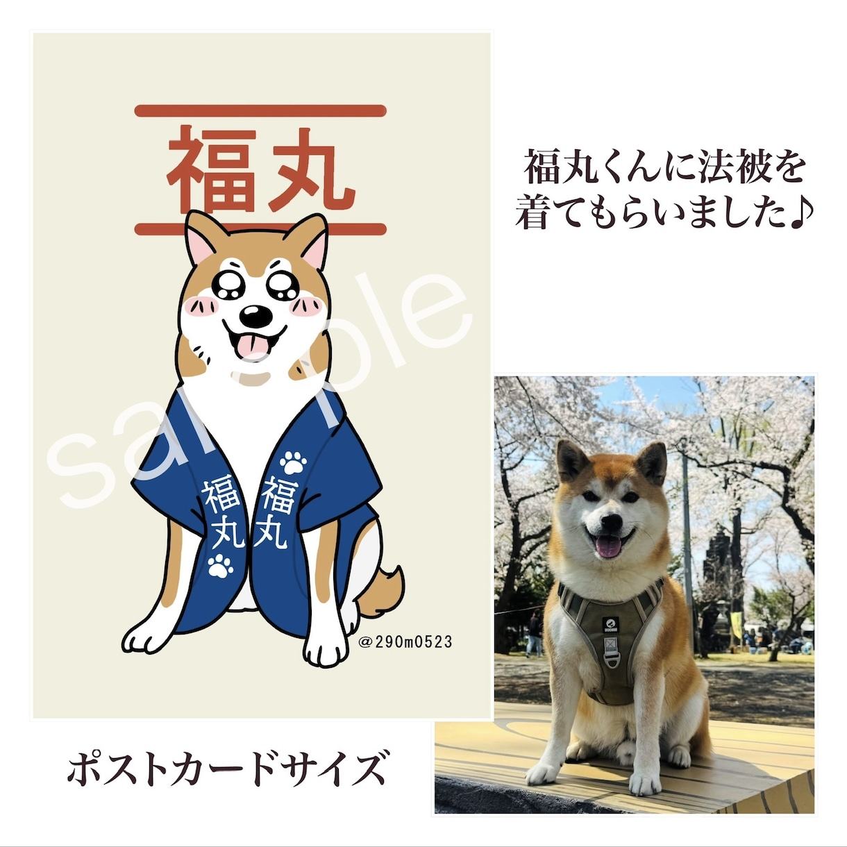 ペットに服を着せたいのに着せられない！解決します イラストならどんなお洋服でも着せられます♪ イメージ2