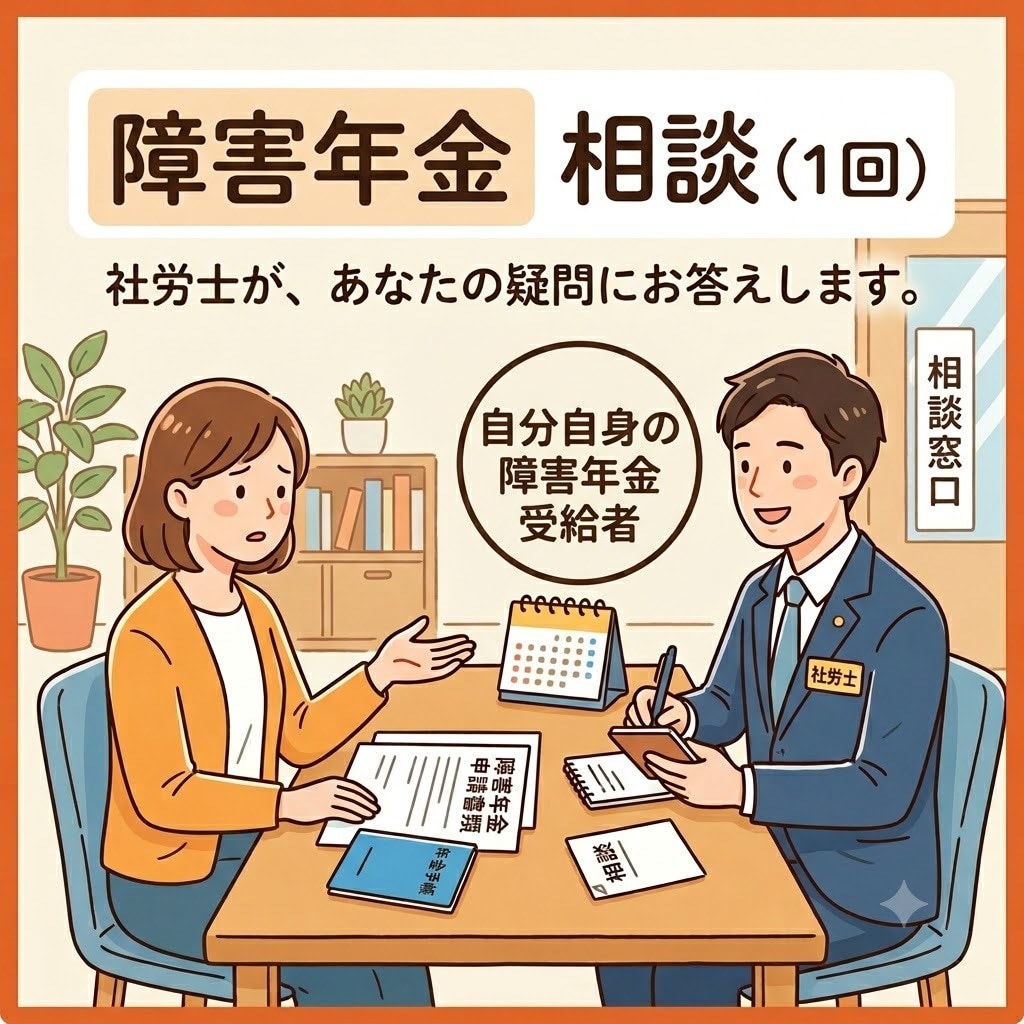 社労士が障害年金の分からないことについて回答します 自分自身が障害年金を申請・受給した経験からご相談にのります。 イメージ1