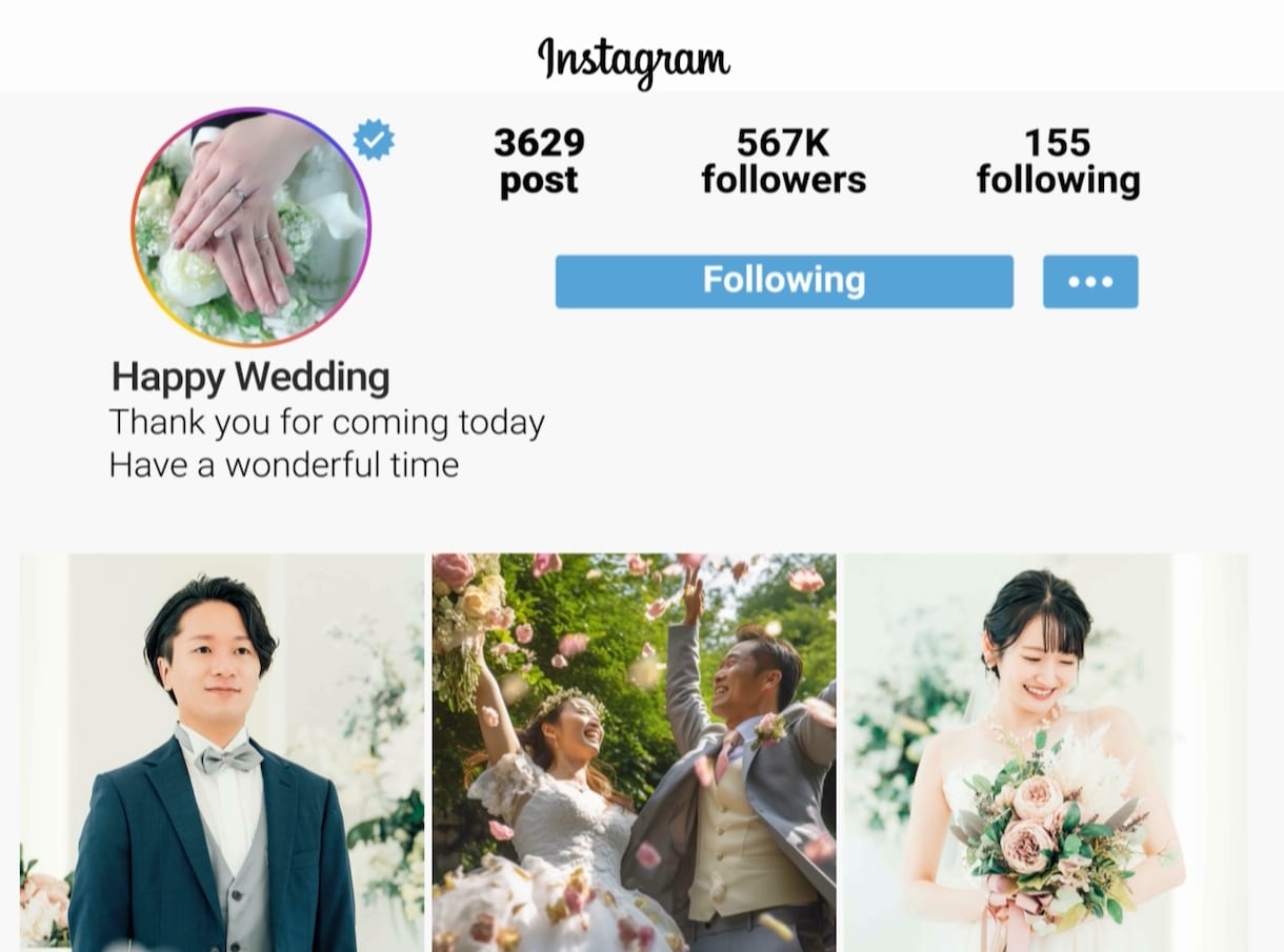 結婚式オープニングムービー(インスタ風)作成します ISUM申請◎修正無制限！ポップなオープニング♪ イメージ2