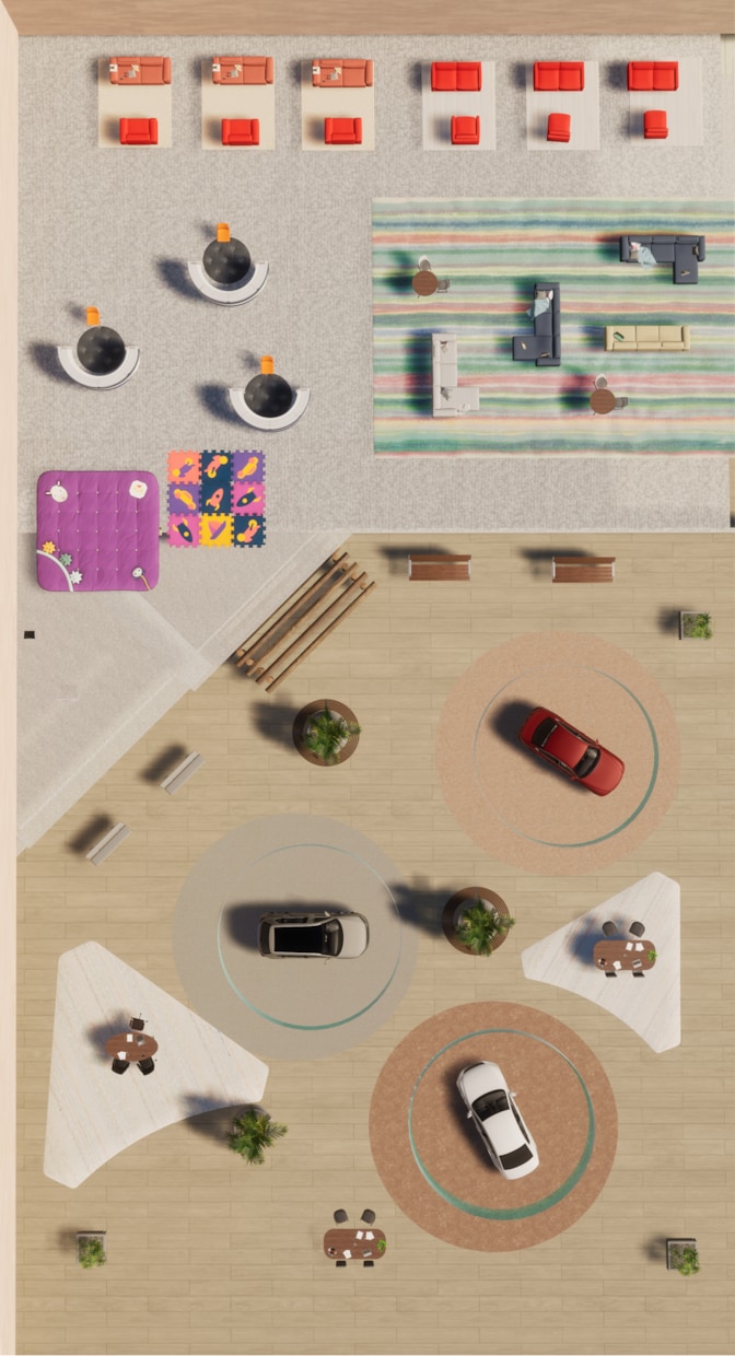 バーチャルオフィス背景作ります oviceをメインにバーチャルオフィスの背景を作ります。 イメージ2