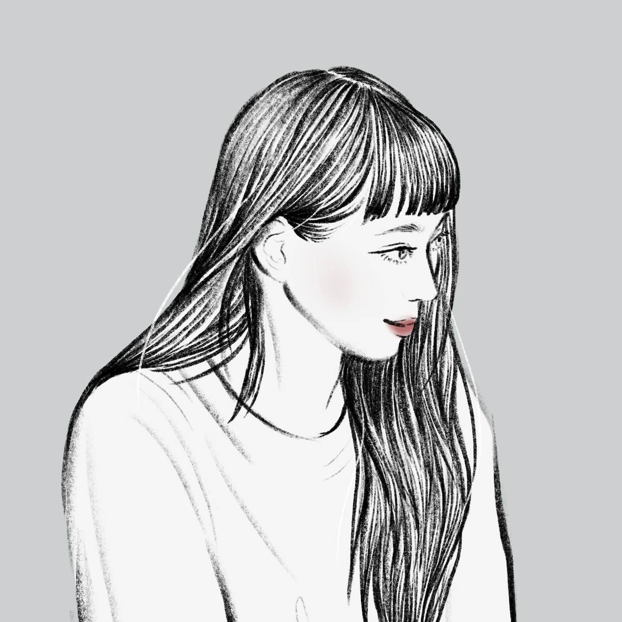 お写真を元に♪ おしゃれな似顔絵・アイコン描きます シンプルだけど目立つ！SNS・ビジネス・プレゼントなどに◎ イメージ2