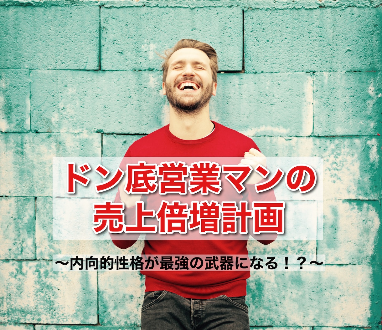 ドン底営業マンの売上げを伸ばすお手伝いをします 内向的で営業に向いていないと思っているあなたへ イメージ1