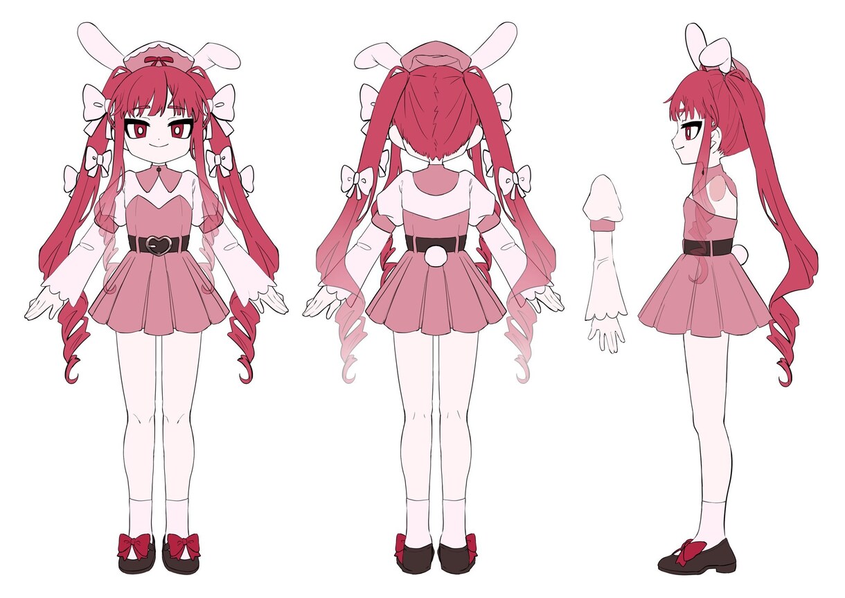Live2D用モデルイラストの制作をします お客様好みのキャラクターデザインをします！ イメージ4