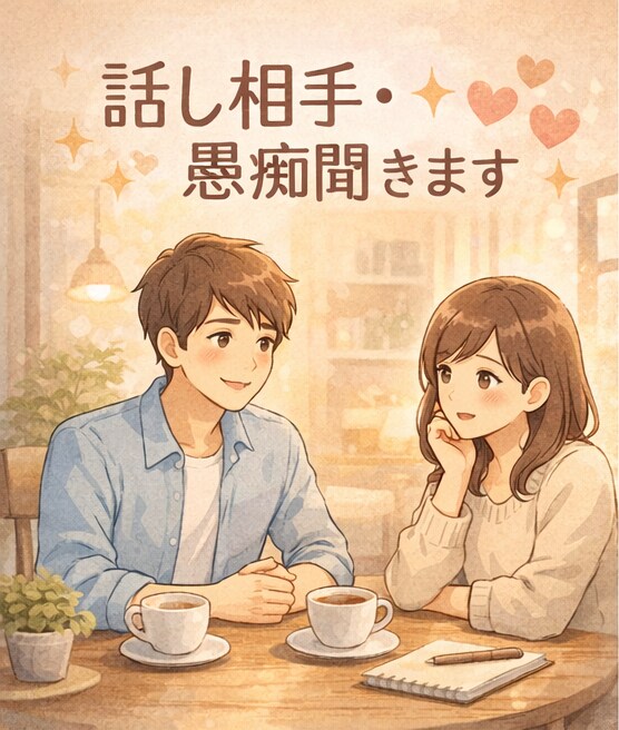 誰にも言えない愚痴、否定せず静かにお聞きします 話し相手・愚痴聞き｜否定せず気持ちを受け止めます イメージ2