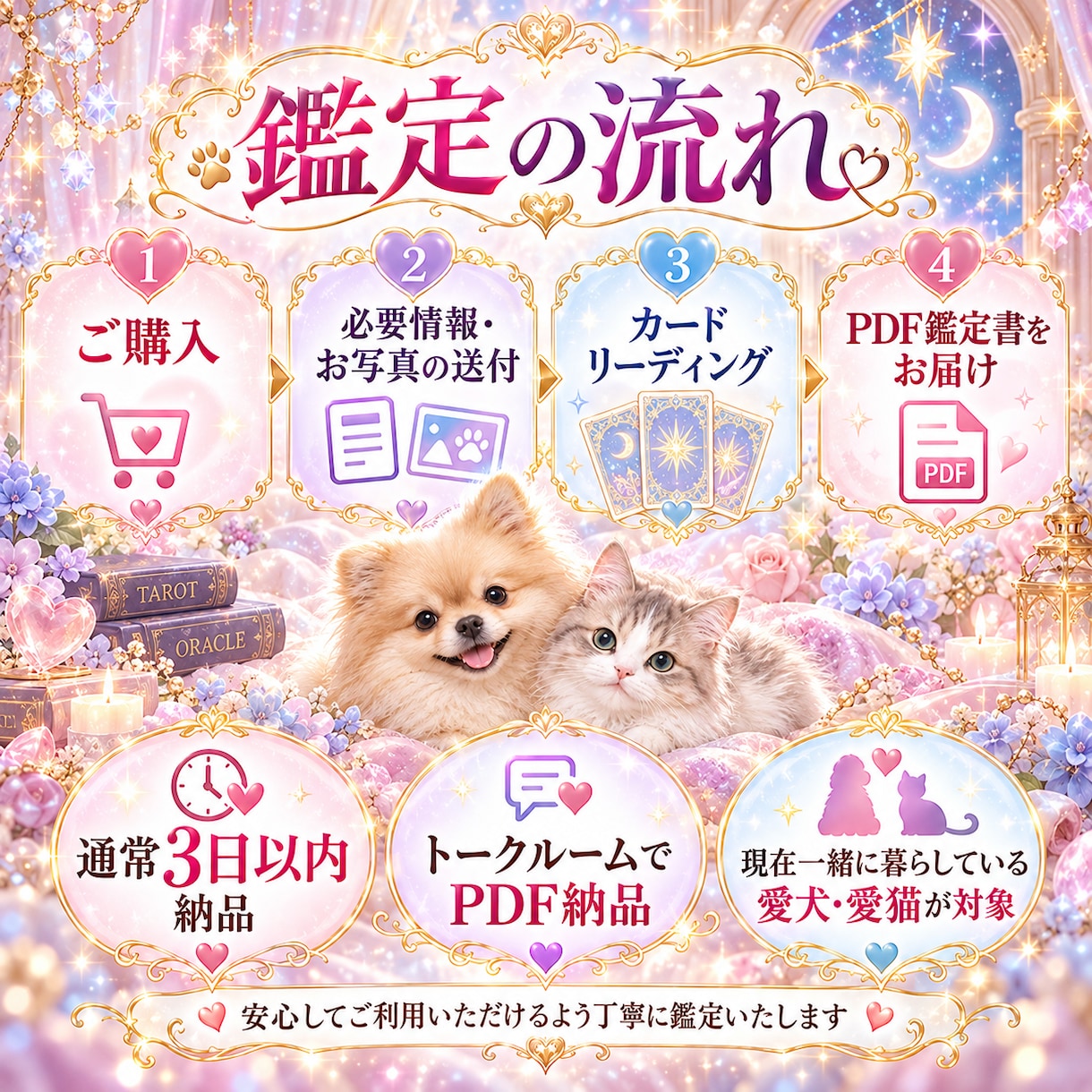 愛犬・愛猫の本音と想いを読み解きます 「うちに来て幸せ？」言葉にならない気持ちを丁寧にお届け イメージ3