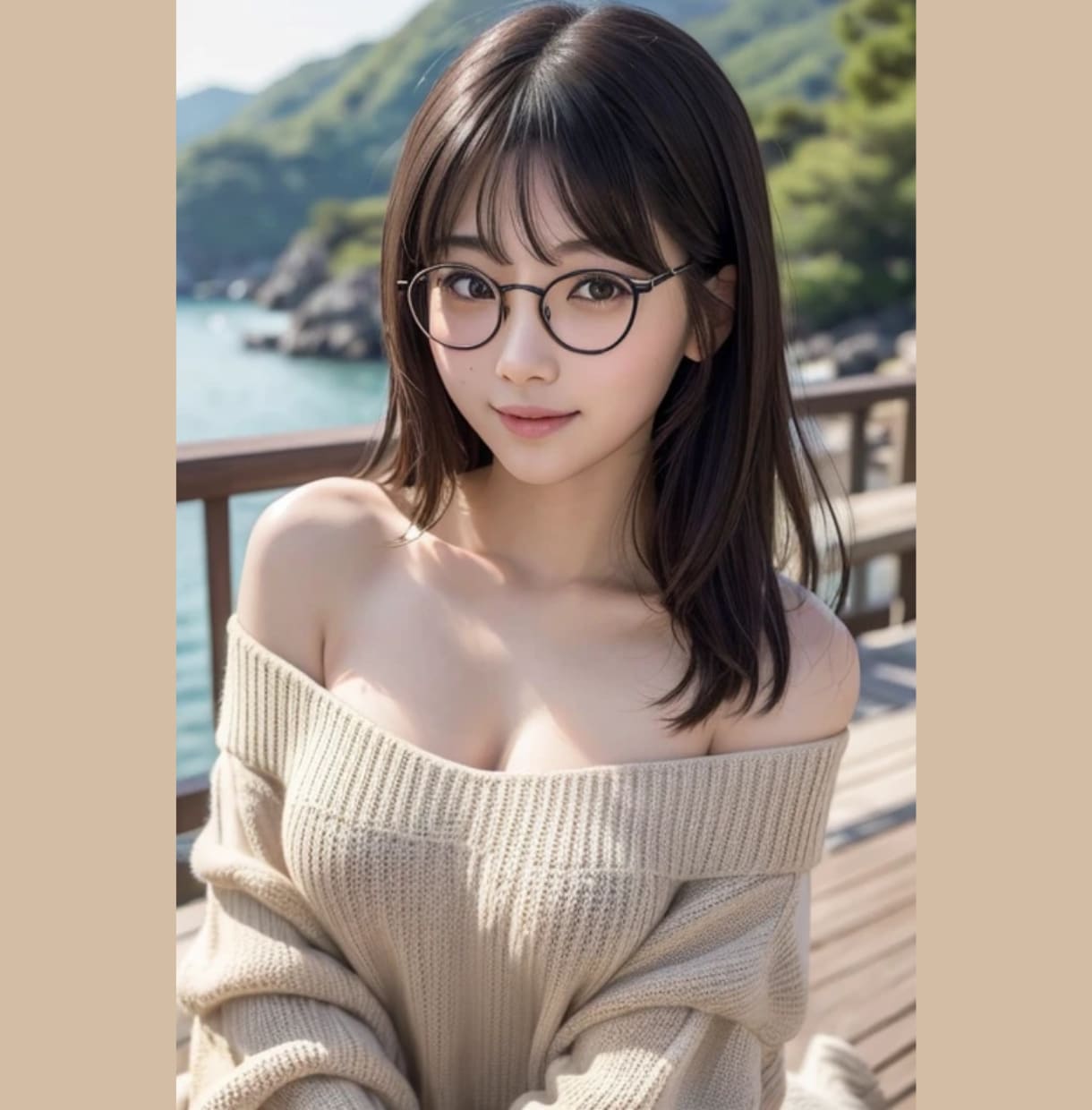 めがねAI美女の写真を差し上げます めがね美女画像をランダムで20枚提供 イメージ1