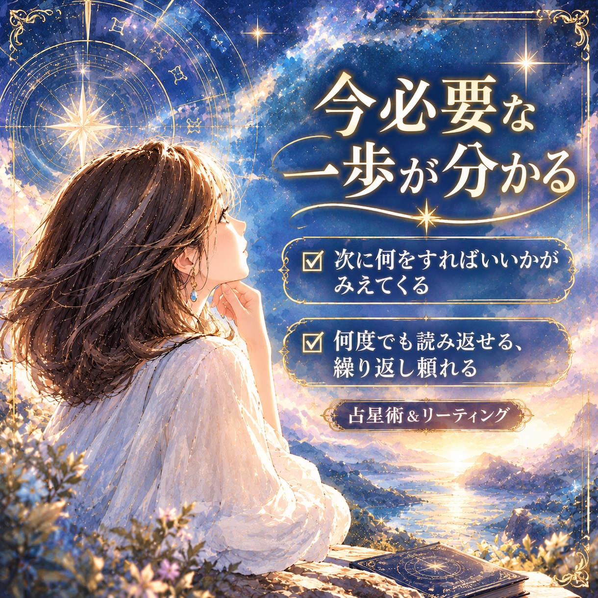 今、困っていることの道が拓けます 占星術×リーディングで、迷うたびに何度でも頼れる鑑定です イメージ1