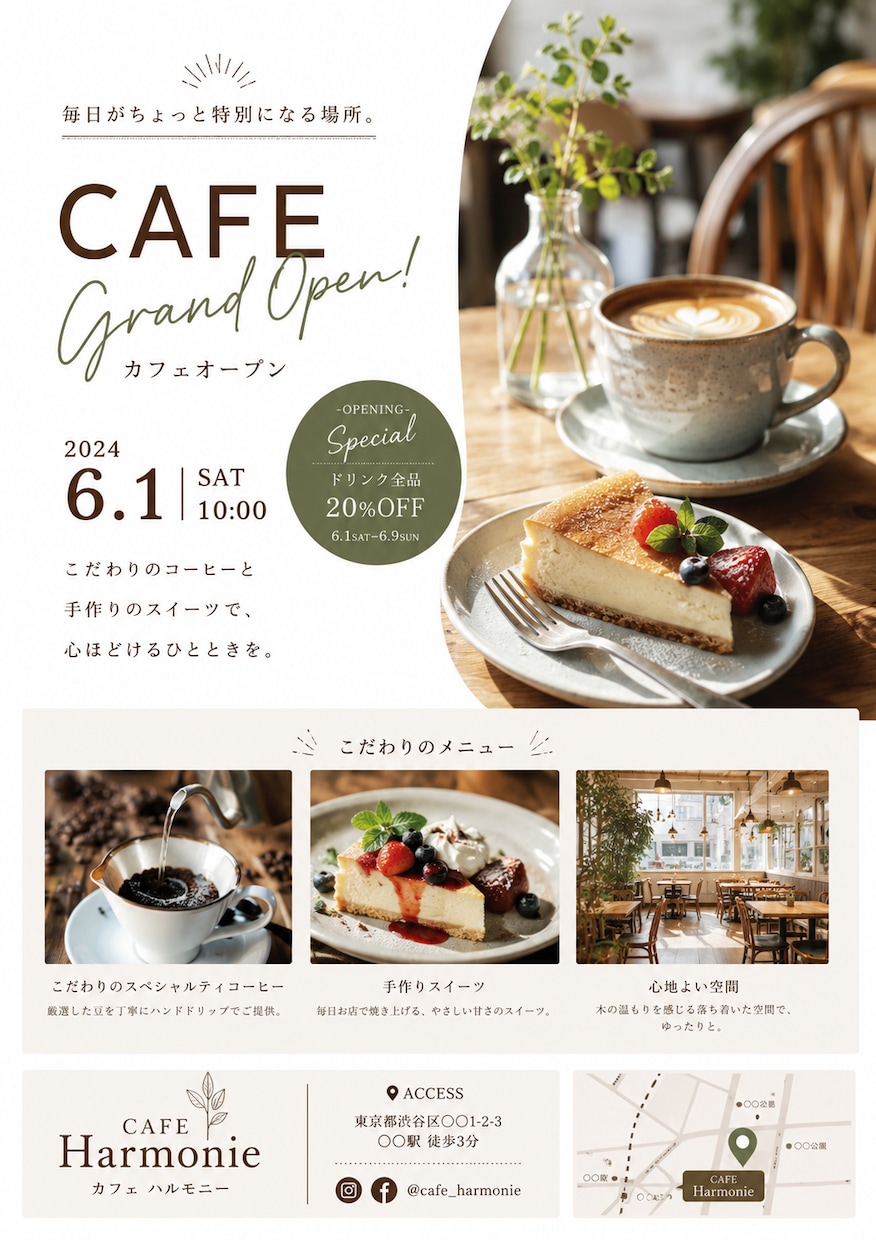 集客につながる見やすいチラシを最短翌日に作ります 店舗・イベント・求人向け｜構成相談OK｜修正2回無料 イメージ6