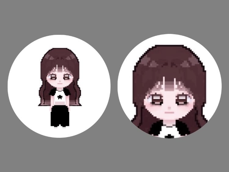 ドッド絵、似顔絵アイコンを制作します SNSやゲームなどに使えるドッド絵アイコンを制作します！ イメージ1