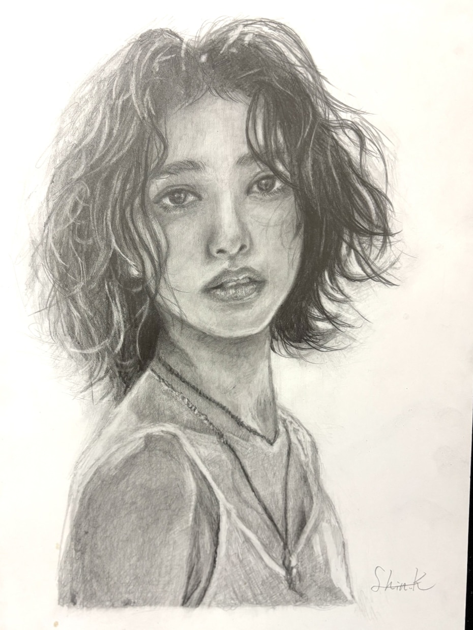 リアル鉛筆画　写真から心に残るものを制作します 思い出に残る一枚を残しませんか。 イメージ6