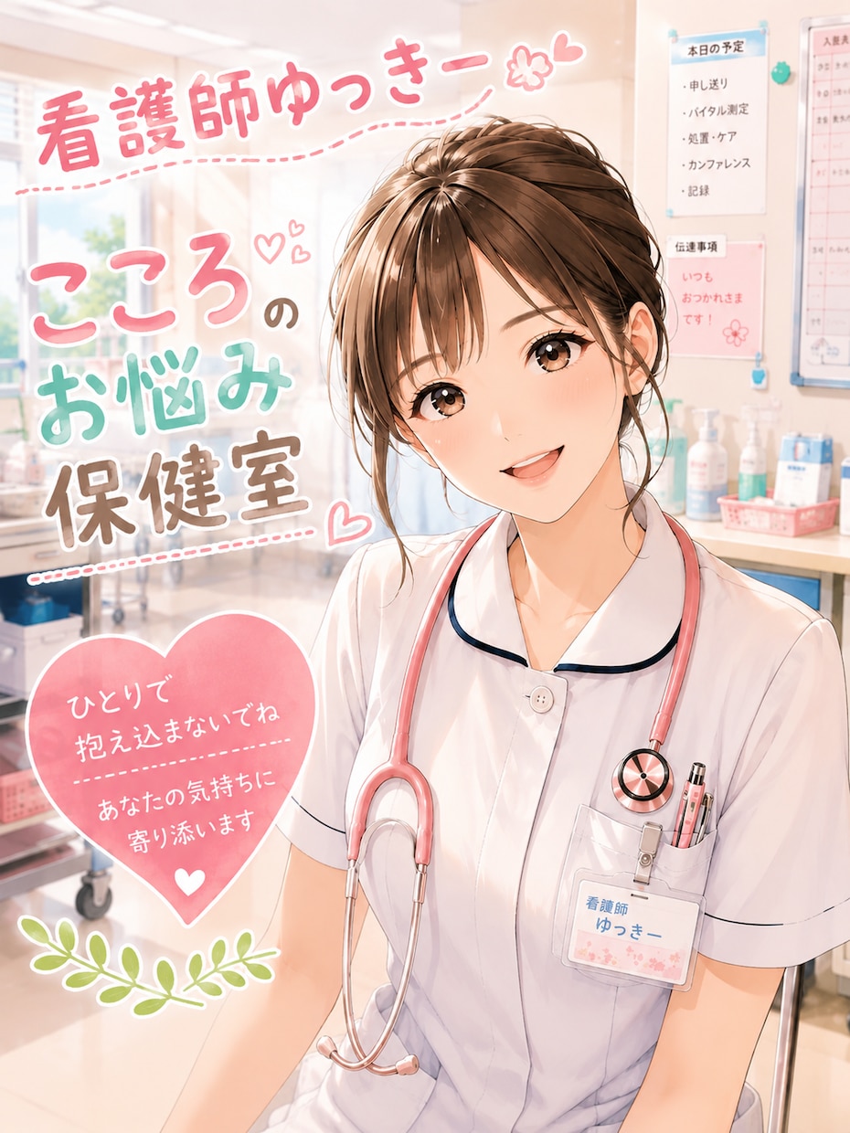 現役看護師あなたお悩み聞きます 現役看護師があなたの愚痴やお悩み聞きます。 イメージ1