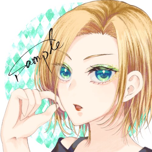 SNSなどで使えるアイコンを制作します LINE/twitter/配信用など、3頭身～通常等身まで！ イメージ8