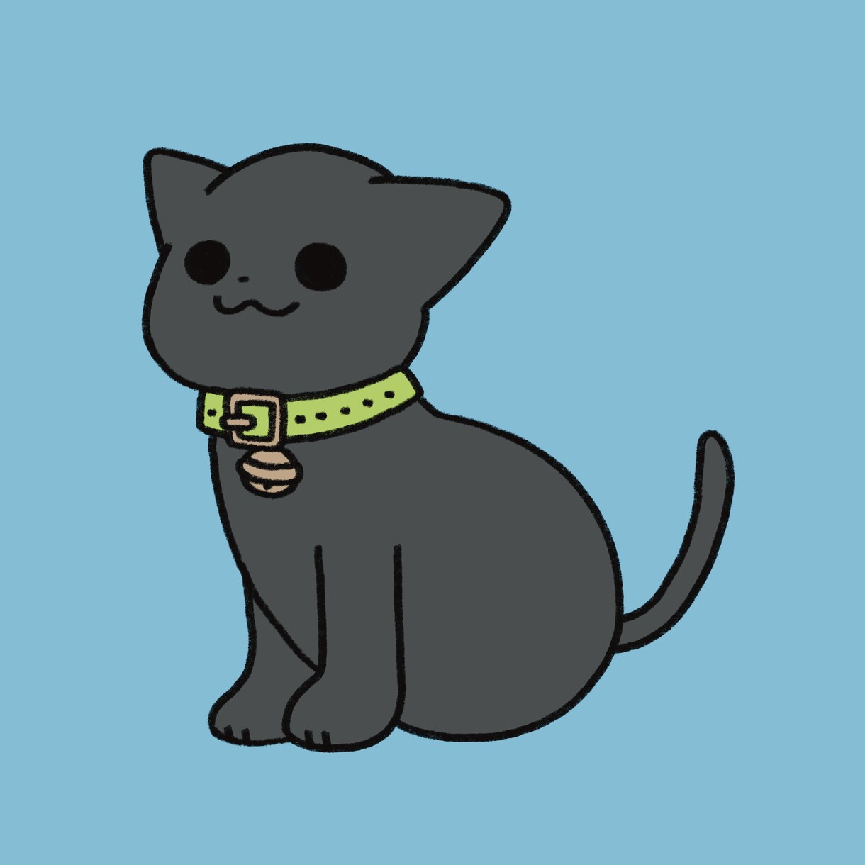ほんわか猫のイラストを描きます SNSアイコンにオススメ！ほんわか猫のイラストを描きます イメージ1