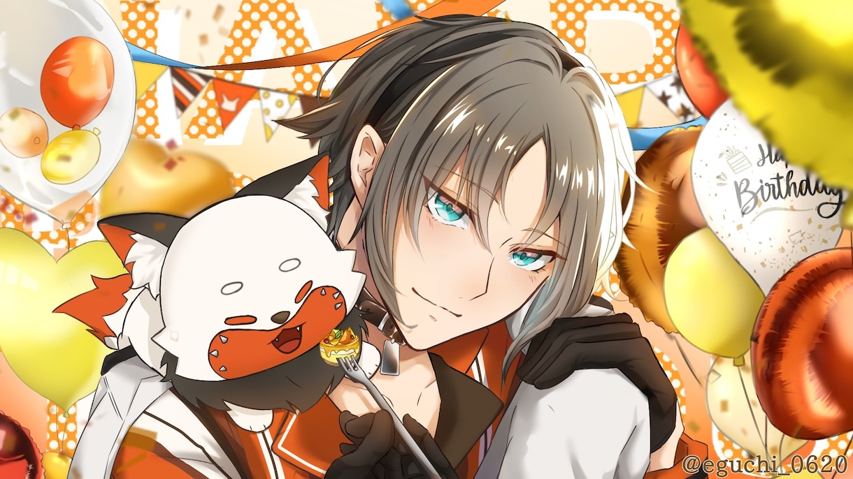 かっこいい男性、かわいい女性を一枚絵で描きます ソシャゲ風の塗り•タッチで描きます！ イメージ7