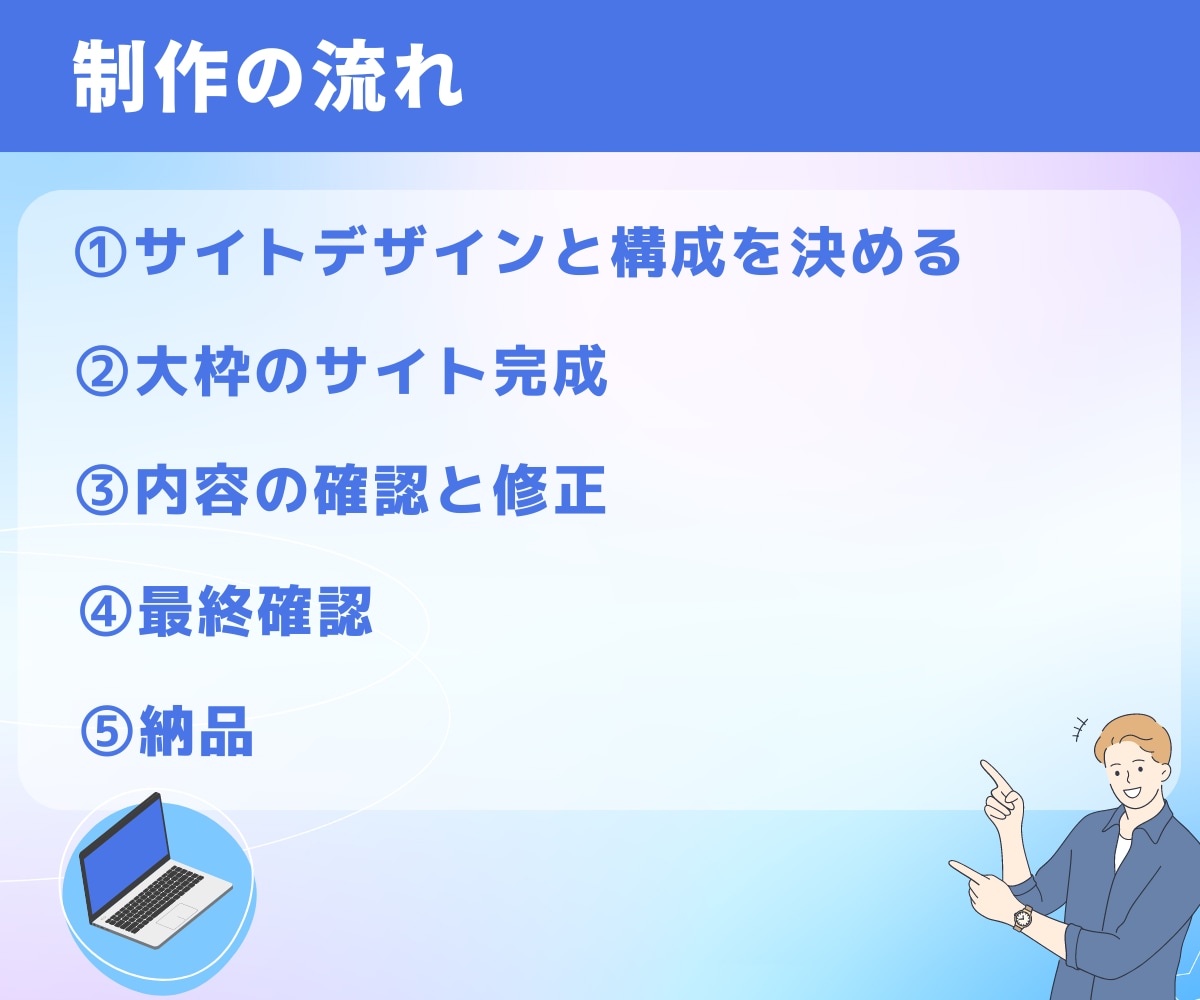 集客に繋がる洗練されたホームページを作成します 【簡単・安心】SEOに強く、更新がしやすいホームページ イメージ3