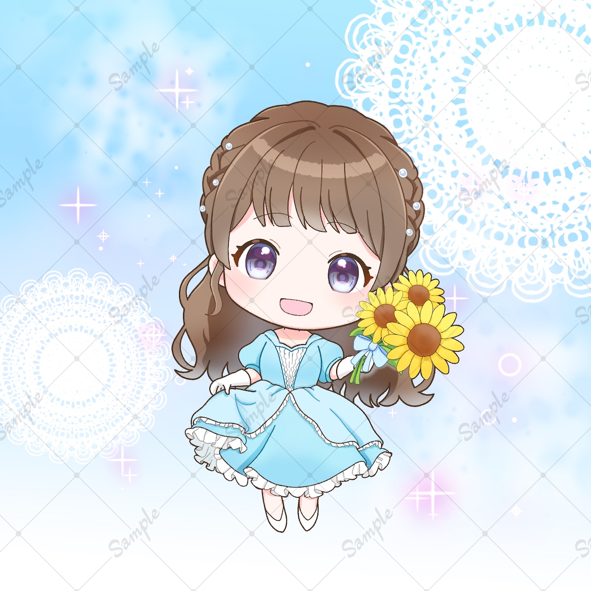 商用利用込み!ミニキャライラストお描きします 先着3名様限定のお得なモニター価格！ イメージ5