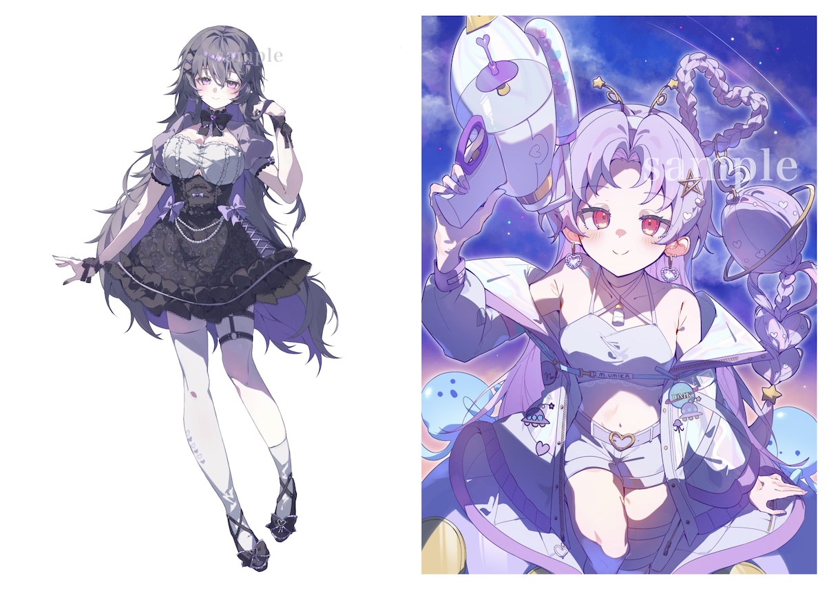 商業利用可！　サムネイル・一枚絵の作成承ります 透明感のあるイラストをお届けします！ イメージ6