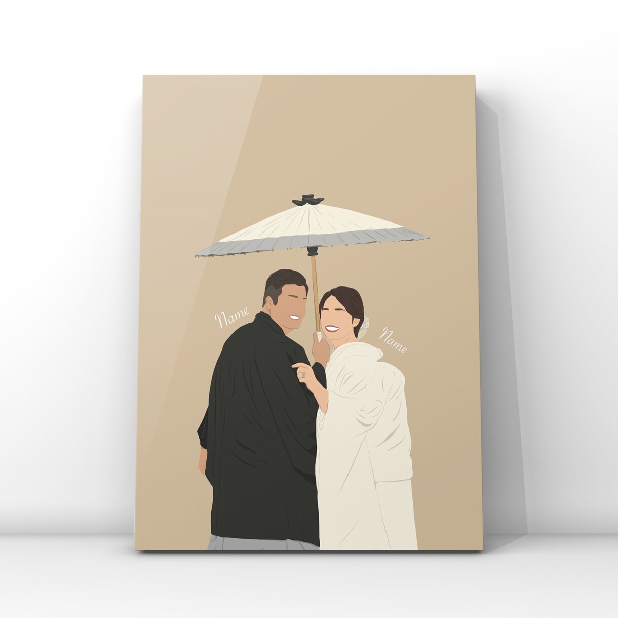 結婚式アイテムに使えるイラスト作成します 他とは一味違うお洒落なウェルカムボード、ペーパーアイテムを♡ イメージ4