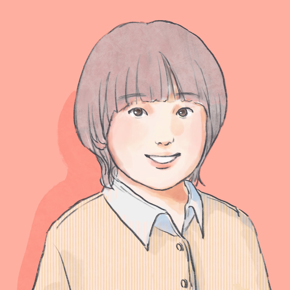 商用OK！ペットも！似顔絵アイコン描きます あたたかく優しいタッチの似顔絵アイコン描きます。 イメージ1