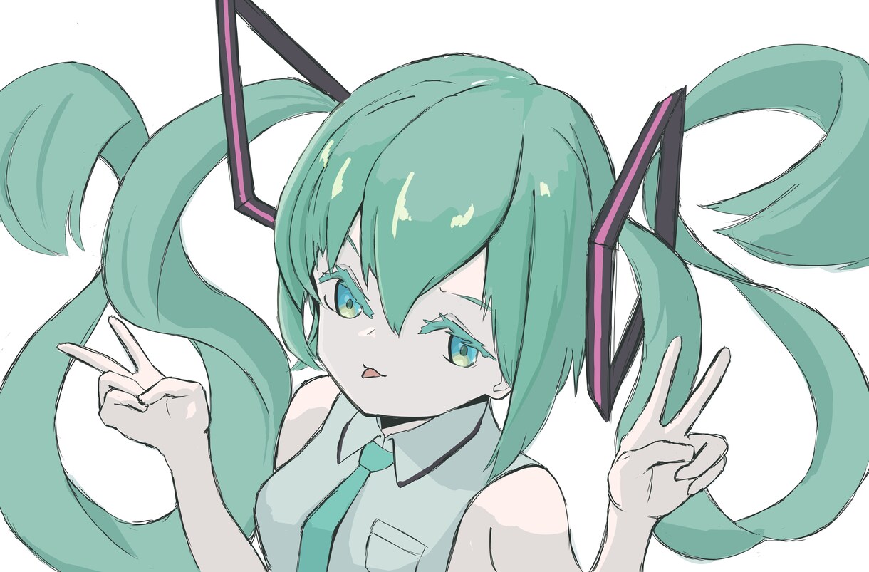 雰囲気のいいキャライラストを描きます 動画のサムネやMVにおすすめ！アイコンやキャラデザも可能！ イメージ2