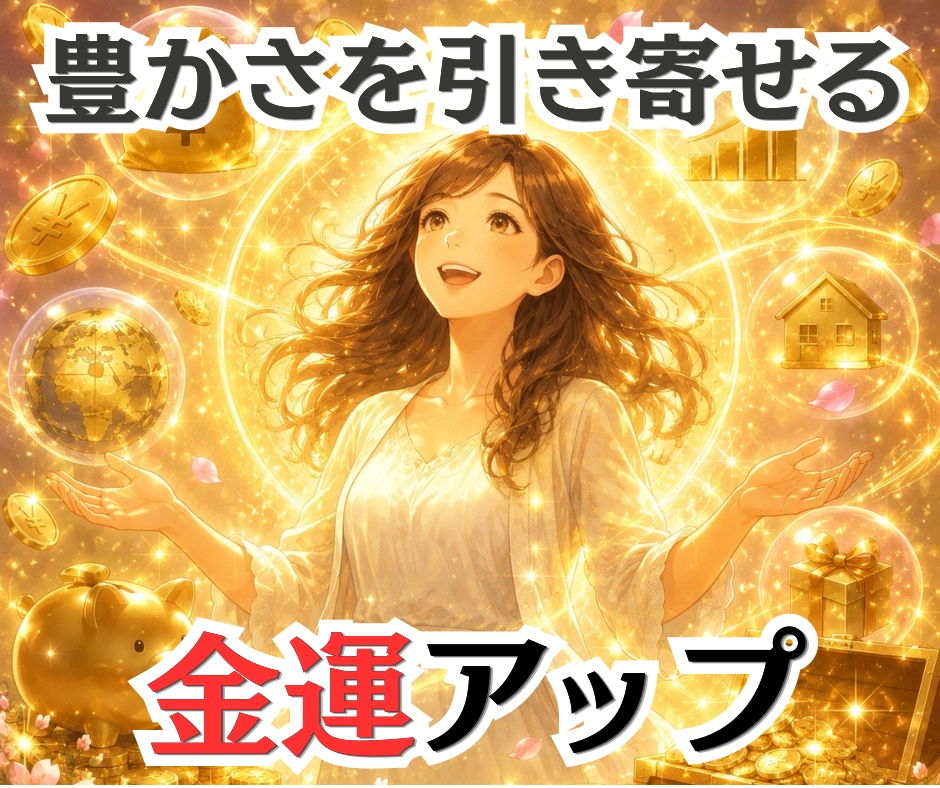 金運覚醒✨豊かさを引き寄せる遠隔ヒーリングをします ✨金運アップをして豊かさを受け取れるあなたへエネルギー調整✨ イメージ1