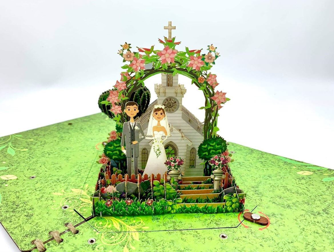 引出物　記念品　ノベルティ　飛び出す絵本作ります 竣工　祝い　記念品　お土産　ポップアップ　粗品　卒業　結婚 イメージ1