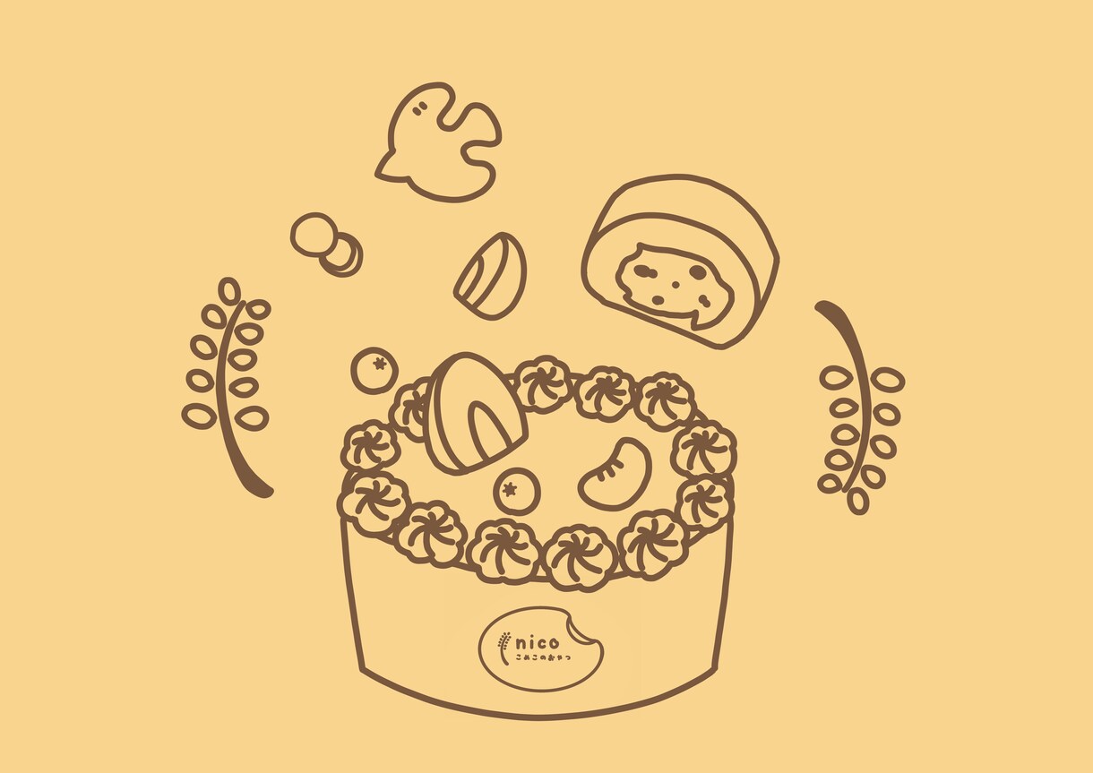 優しい線で日常にすっとなじむデザインを描いています 「やさしい線で描く  手書きデザイナー 」 イメージ4