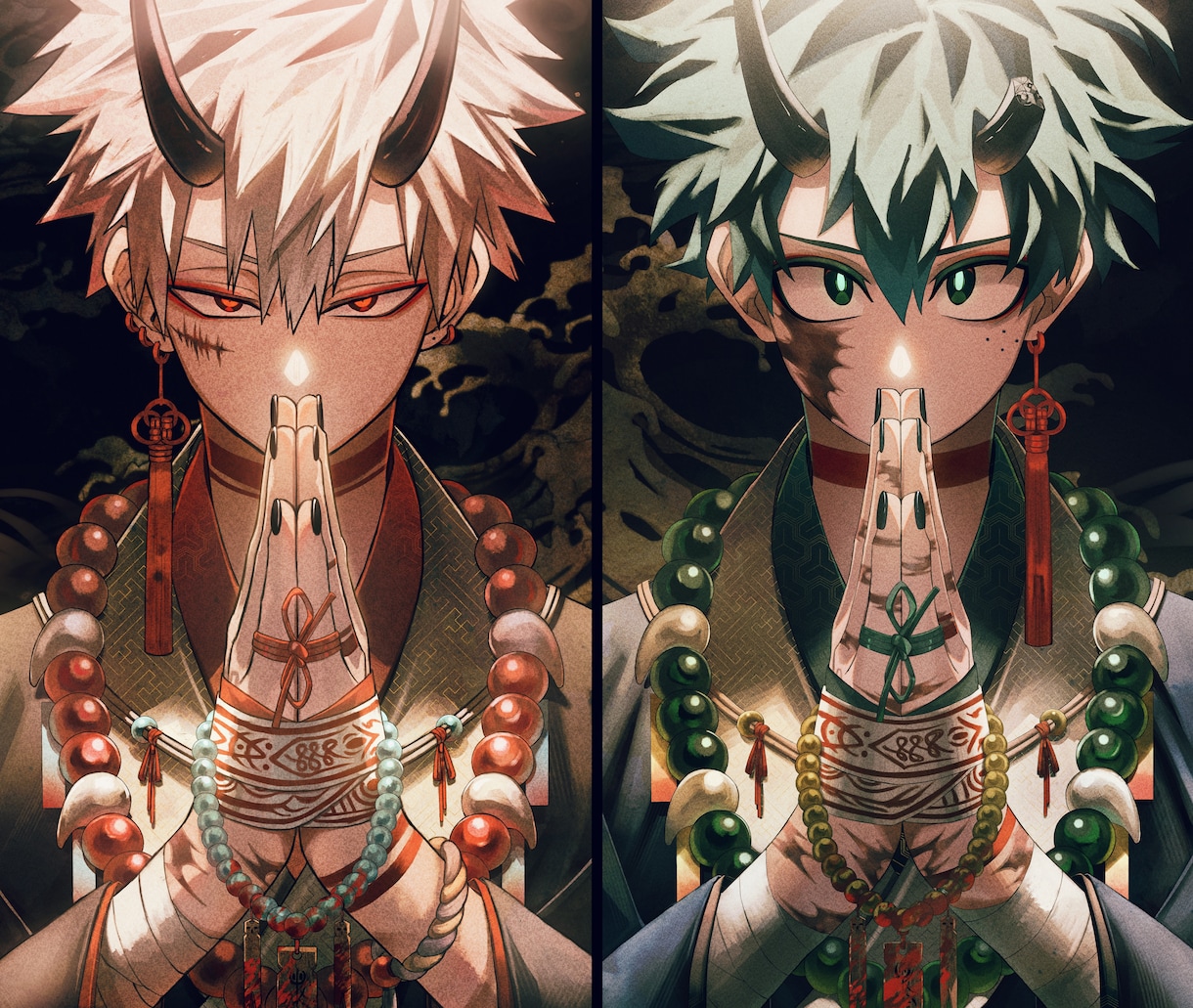 １枚イラストや、Live2dキャラデザ作成します 妄想していたあの、イケメン男子、可愛いヒロインに出会えます♡ イメージ1