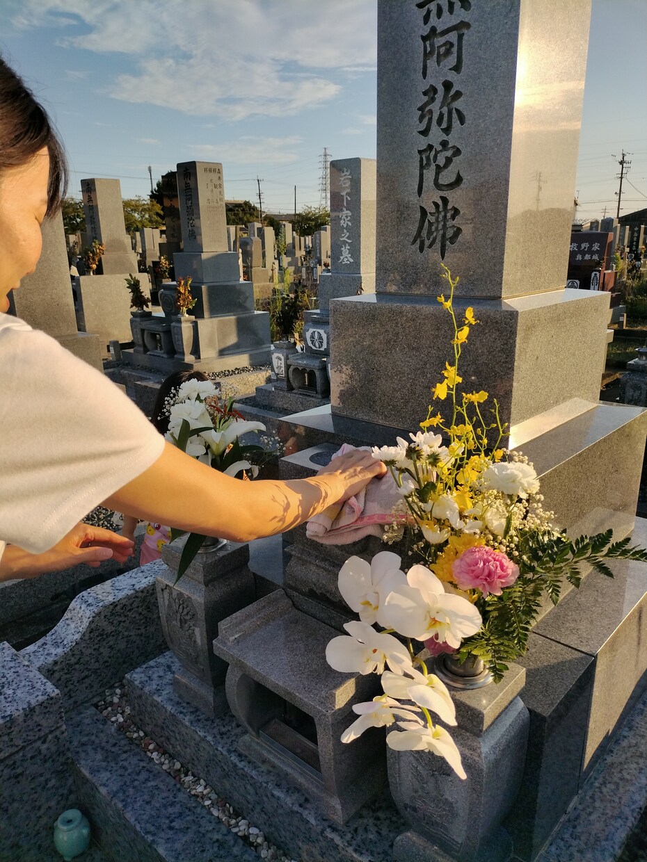 川越市内限定！お墓のお掃除代行します お墓参りに行きたいけど遠方な方など、私たちがキレイにします！ イメージ7