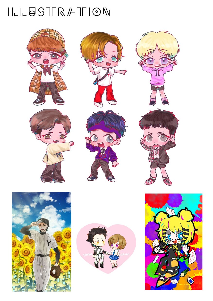 オリジナルキャラクターのイラストを描きます 様々なニーズに合わせたイラスト作成ができます。 イメージ8